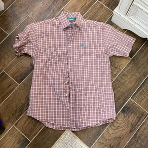 cinch button down shirt